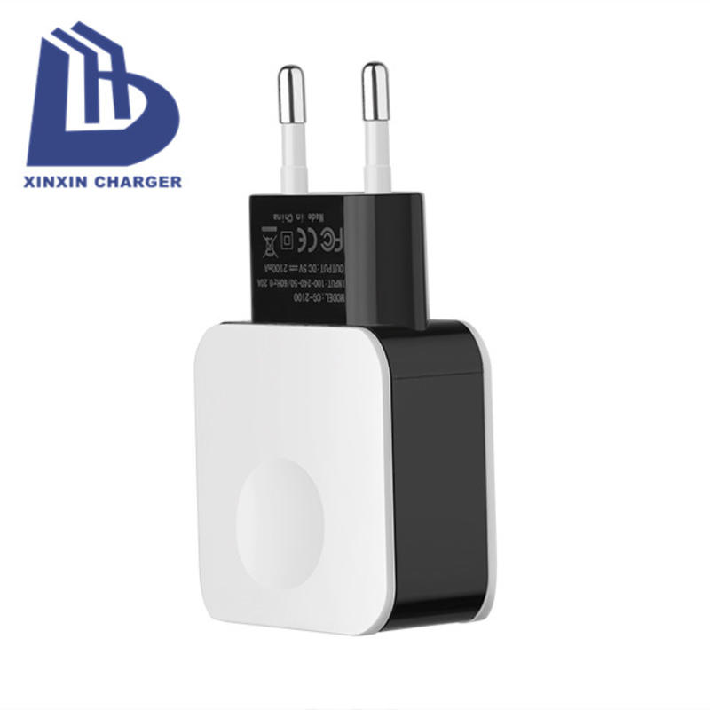 휴대 전화 빠른 충전기 범용 어댑터 2 USB 포트 범용 멀티 여행 충전기 휴대용 충전